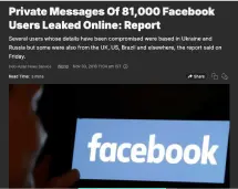 Facebook Scandal